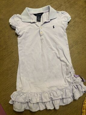 Polo Ralph Lauren kids ruffle dress lavender 5